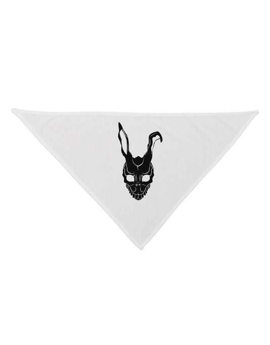 Scary Bunny Face Black Dog Bandana 26-Dog Bandana-TooLoud-White-One-Size-Fits-Most-Davson Sales