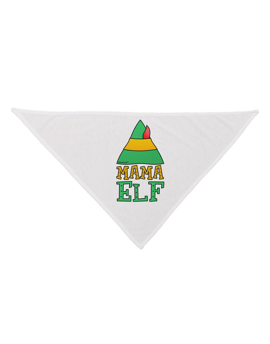 Matching Christmas Design - Elf Family - Mama Elf Dog Bandana 26-Dog Bandana-TooLoud-White-One-Size-Fits-Most-Davson Sales