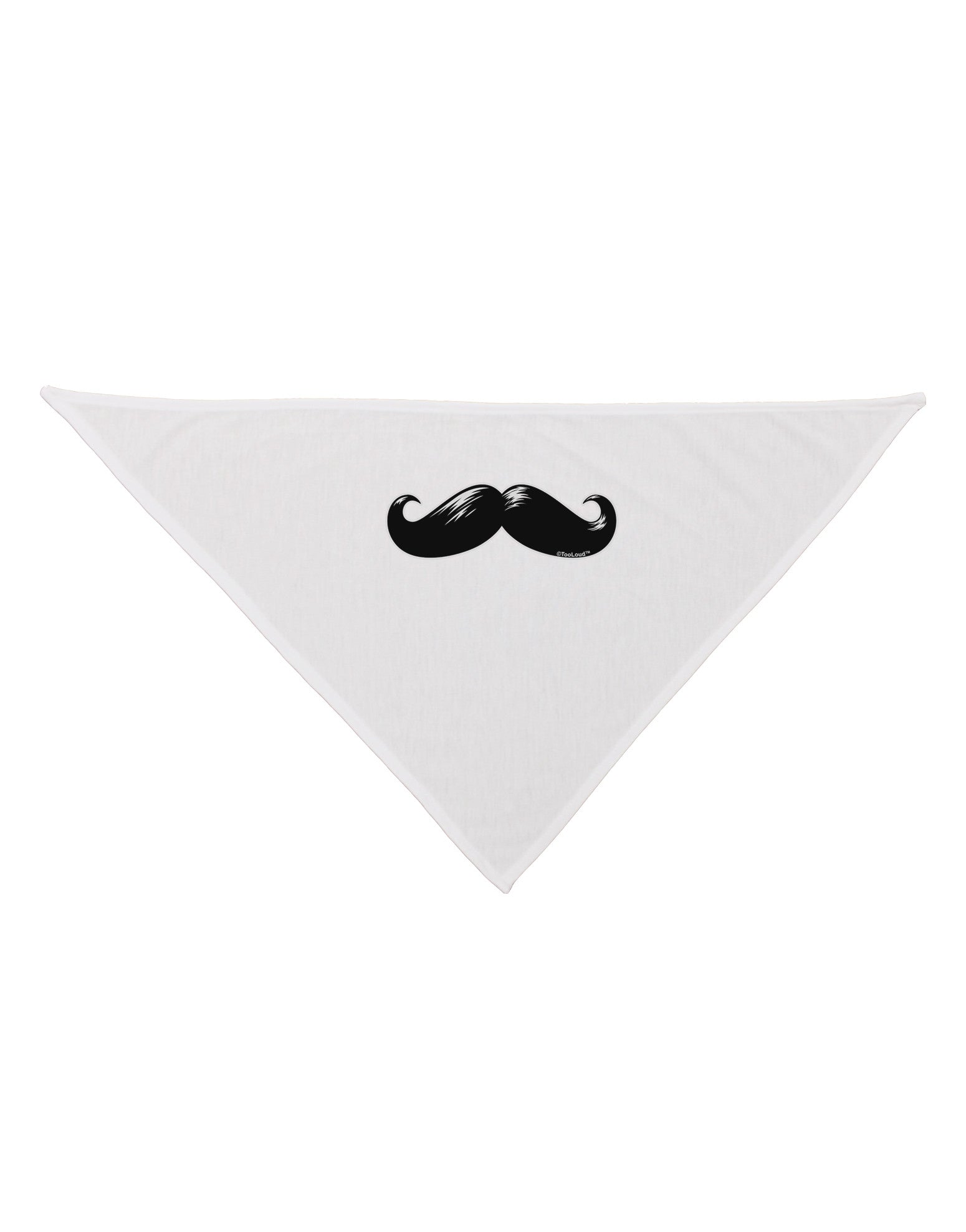 Big Black Mustache Dog Bandana 26-Dog Bandana-TooLoud-White-One-Size-Fits-Most-Davson Sales