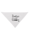 Brother of the Groom Dog Bandana 26 Inch-Dog Bandana-TooLoud-White-One-Size-Fits-Most-Davson Sales