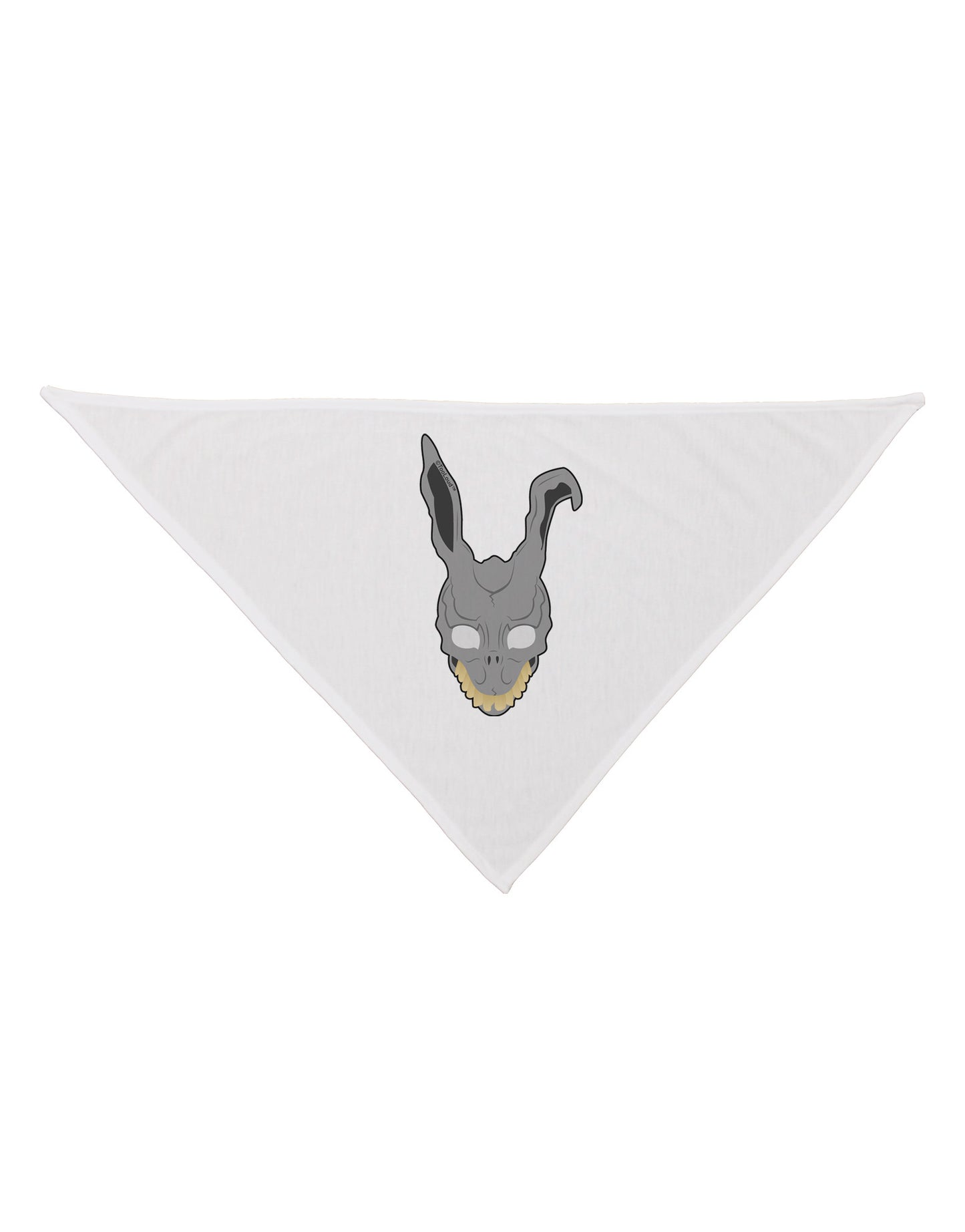 Scary Bunny Face Dog Bandana 26-Dog Bandana-TooLoud-White-One-Size-Fits-Most-Davson Sales