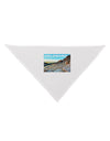 CO Rockies View with Text Dog Bandana 26-Dog Bandana-TooLoud-White-One-Size-Fits-Most-Davson Sales