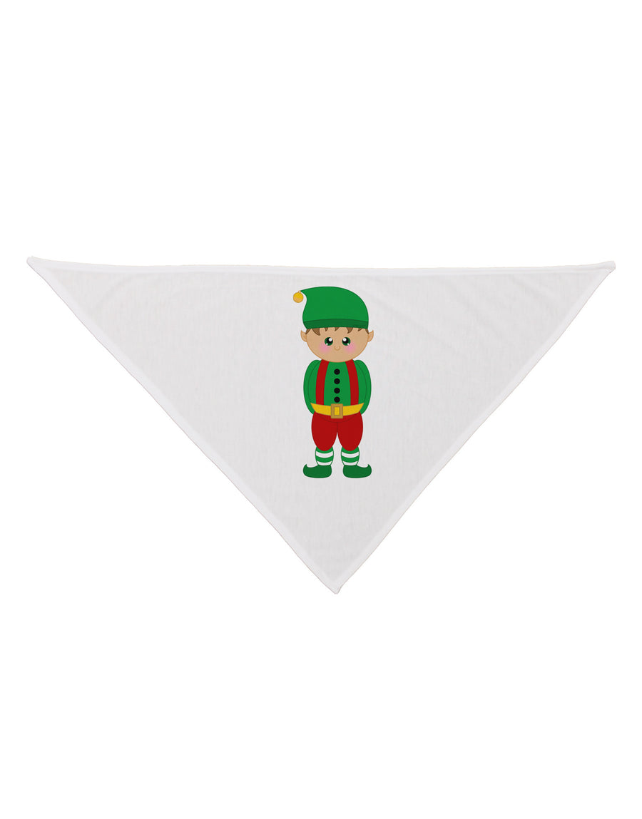 Cute Christmas Elf Boy Dog Bandana 26-Dog Bandana-TooLoud-White-One-Size-Fits-Most-Davson Sales