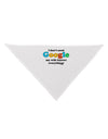 I Don't Need Google - Wife Dog Bandana 26-Dog Bandana-TooLoud-White-One-Size-Fits-Most-Davson Sales