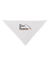 I'd Rather Be Fishing Dog Bandana 26-Dog Bandana-TooLoud-White-One-Size-Fits-Most-Davson Sales