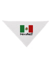 Mexcellent - Mexican Flag Dog Bandana 26"-Dog Bandana-TooLoud-White-One-Size-Fits-Most-Davson Sales