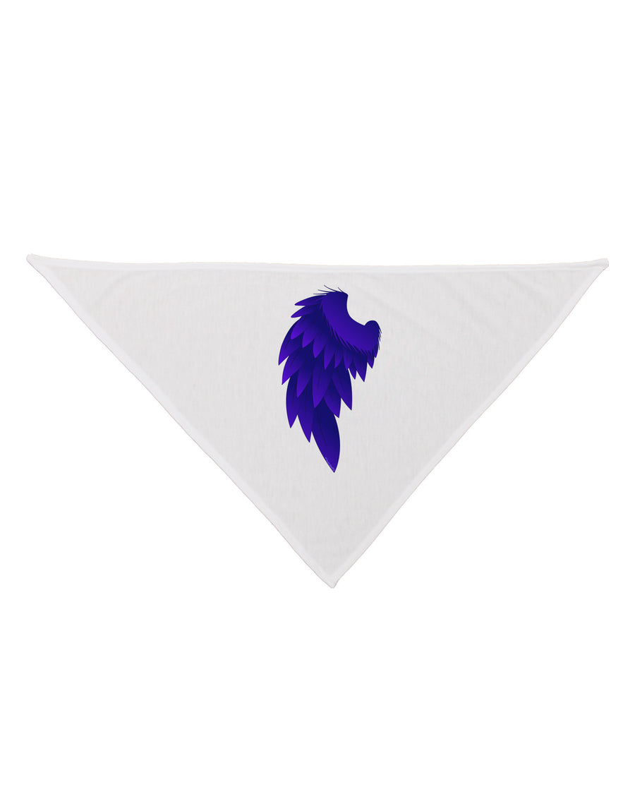 Single Left Dark Angel Wing Design - Couples Dog Bandana 26-Dog Bandana-TooLoud-White-One-Size-Fits-Most-Davson Sales