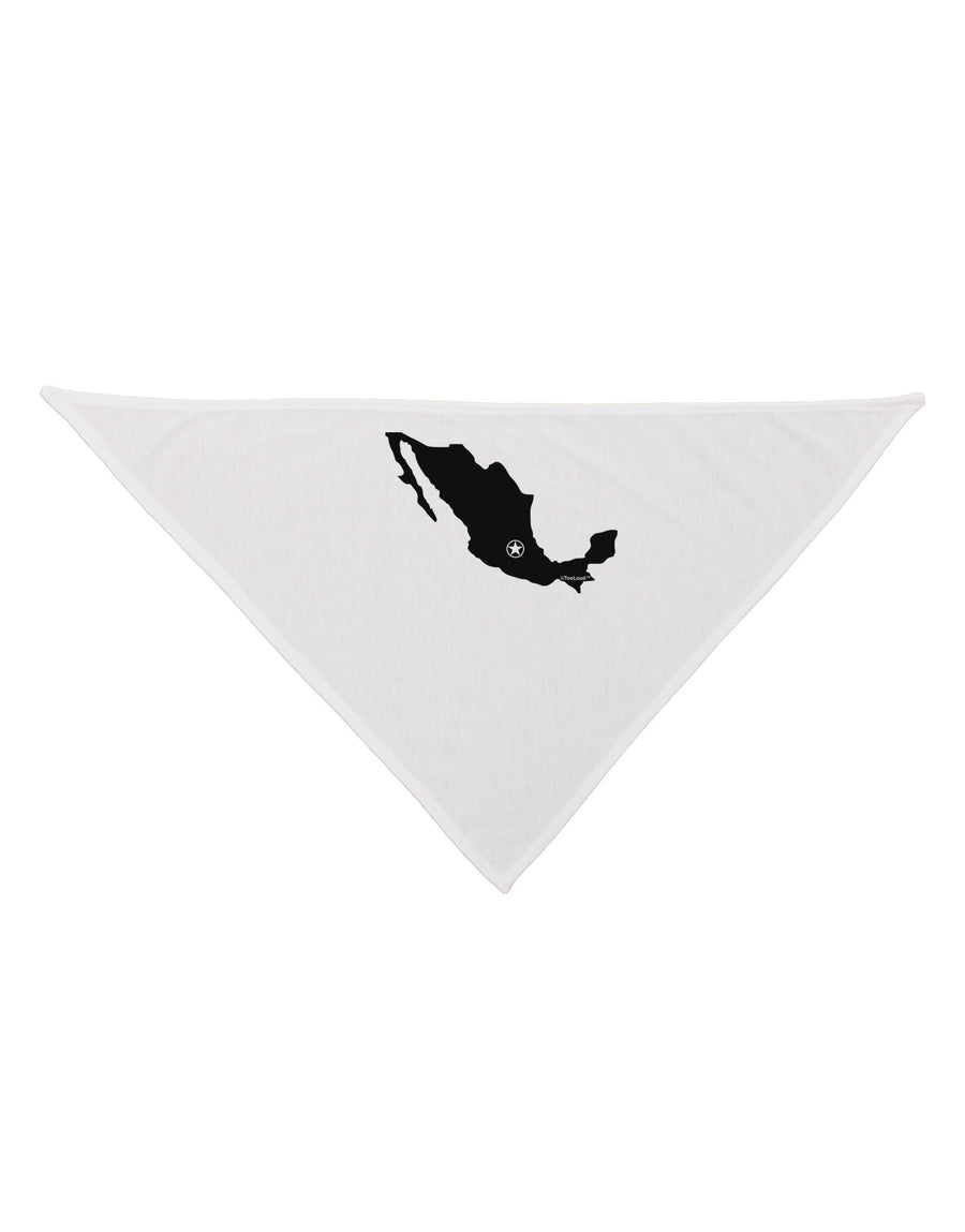 Mexico - Mexico City Star Dog Bandana 26"-Dog Bandana-TooLoud-White-One-Size-Fits-Most-Davson Sales