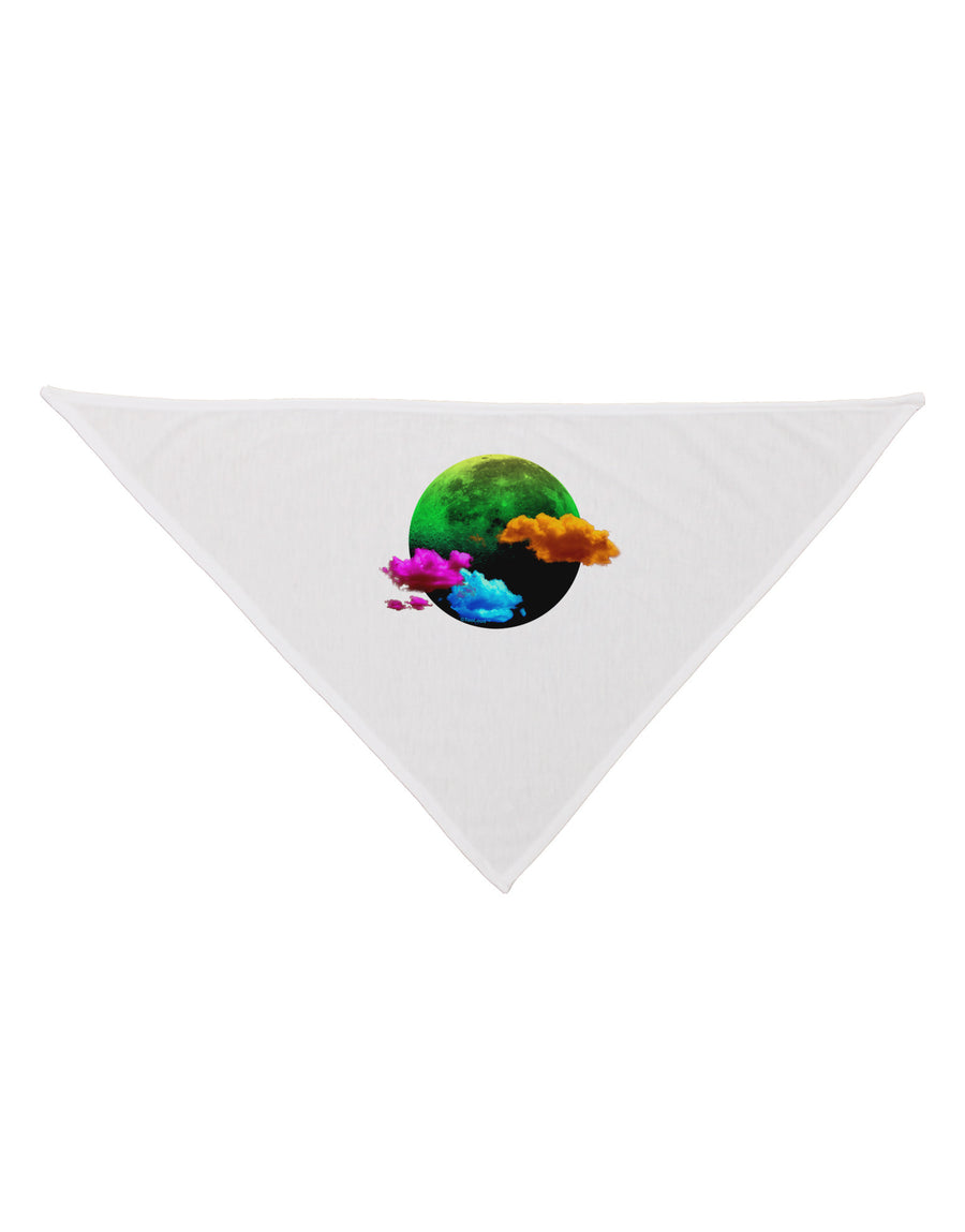 Moon Dream Hallucination Dog Bandana 26-Dog Bandana-TooLoud-White-One-Size-Fits-Most-Davson Sales