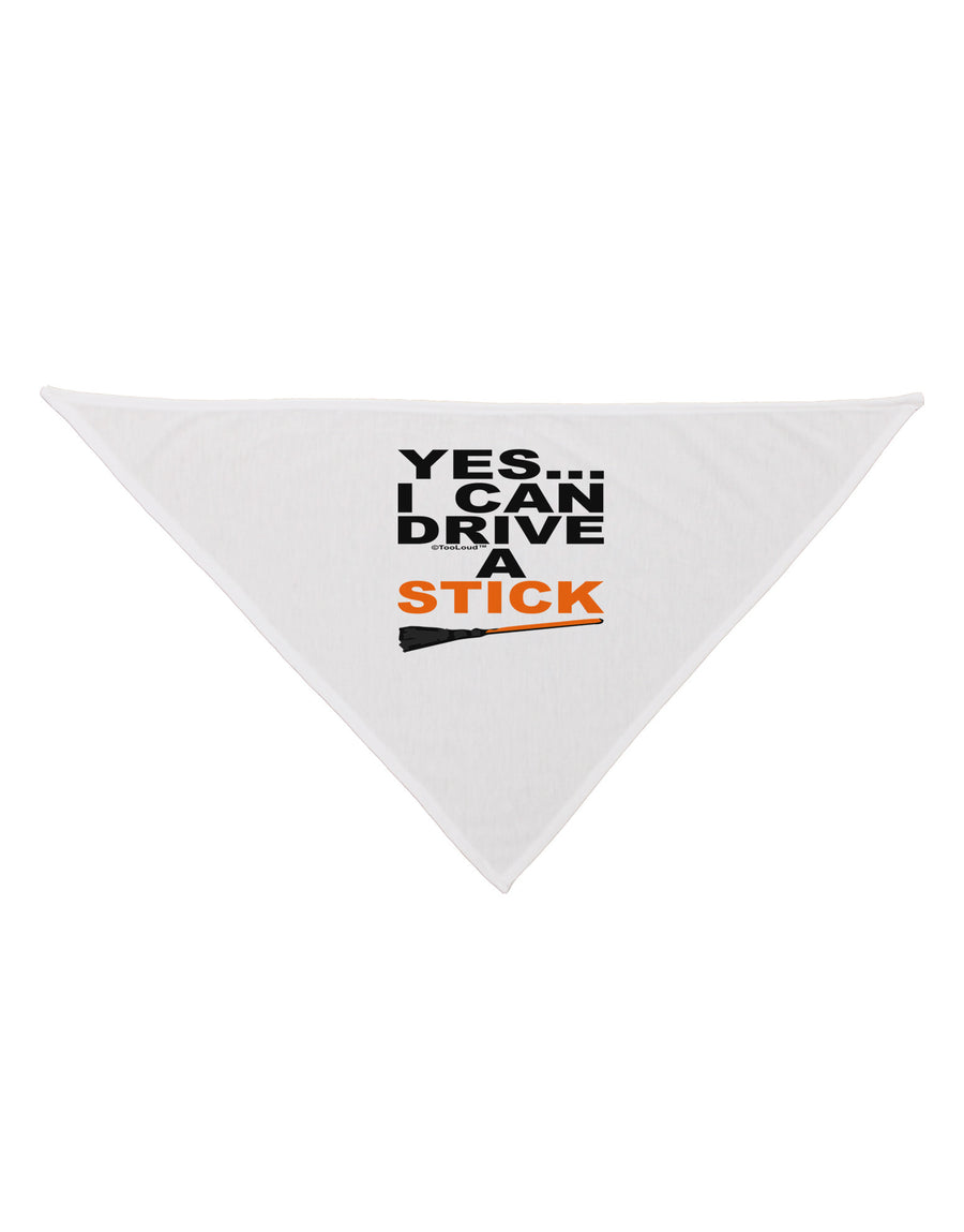 Drive Stick Orange Dog Bandana 26-Dog Bandana-TooLoud-White-One-Size-Fits-Most-Davson Sales