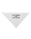 Love Begins With You and Me Dog Bandana 26 by TooLoud-Dog Bandana-TooLoud-White-One-Size-Fits-Most-Davson Sales