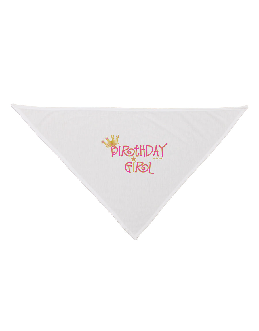 Birthday Girl - Princess Crown and Wand Dog Bandana 26 by TooLoud-Dog Bandana-TooLoud-White-One-Size-Fits-Most-Davson Sales