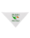 Irish and Proud Dog Bandana 26-Dog Bandana-TooLoud-White-One-Size-Fits-Most-Davson Sales