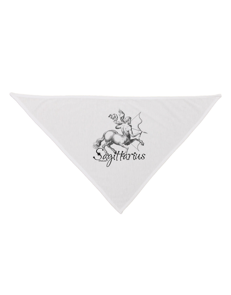 Sagittarius Illustration Dog Bandana 26-Dog Bandana-TooLoud-White-One-Size-Fits-Most-Davson Sales