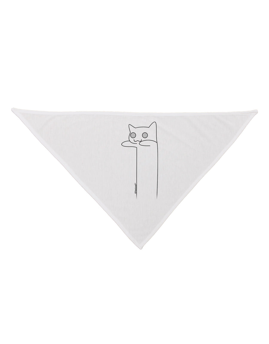 Longcat - Internet Humor Dog Bandana 26 by TooLoud-Dog Bandana-TooLoud-White-One-Size-Fits-Most-Davson Sales