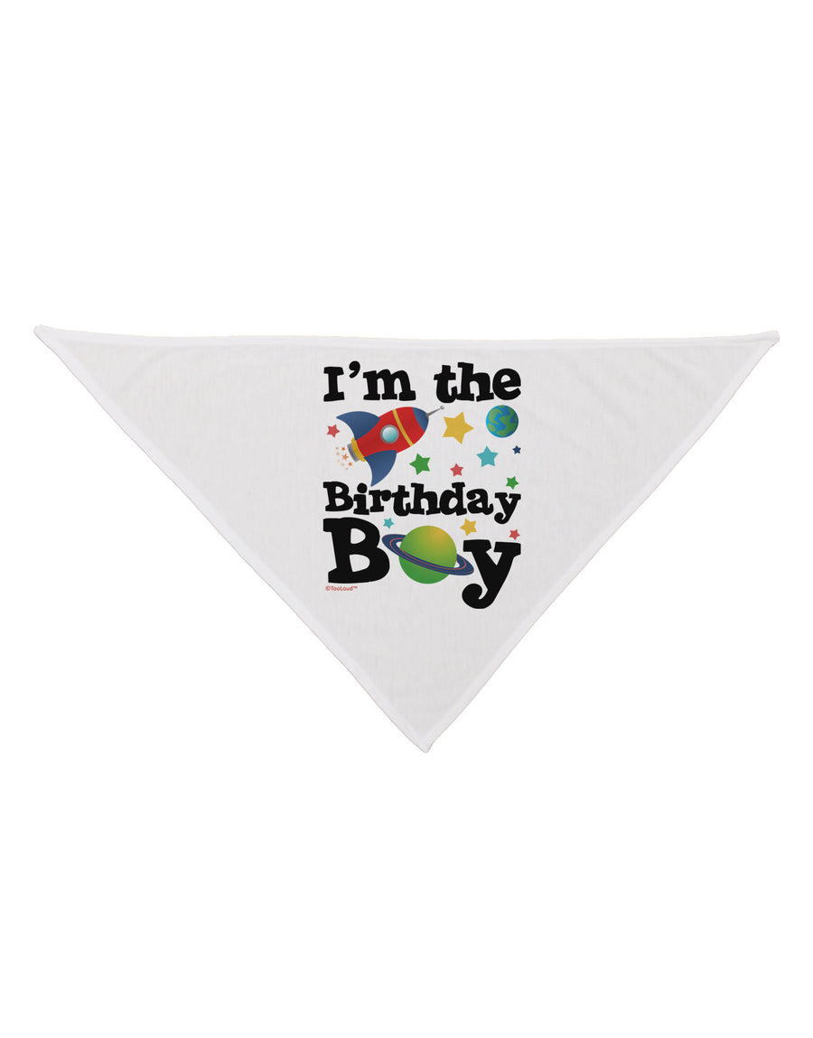 I'm the Birthday Boy - Outer Space Design Dog Bandana 26 by TooLoud-Dog Bandana-TooLoud-White-One-Size-Fits-Most-Davson Sales