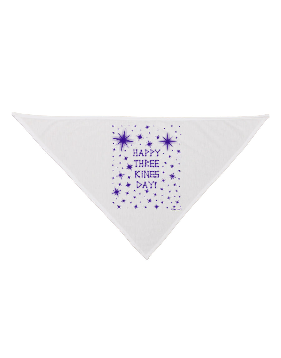 Happy Three Kings Day - Shining Stars Dog Bandana 26 by TooLoud-Dog Bandana-TooLoud-White-One-Size-Fits-Most-Davson Sales