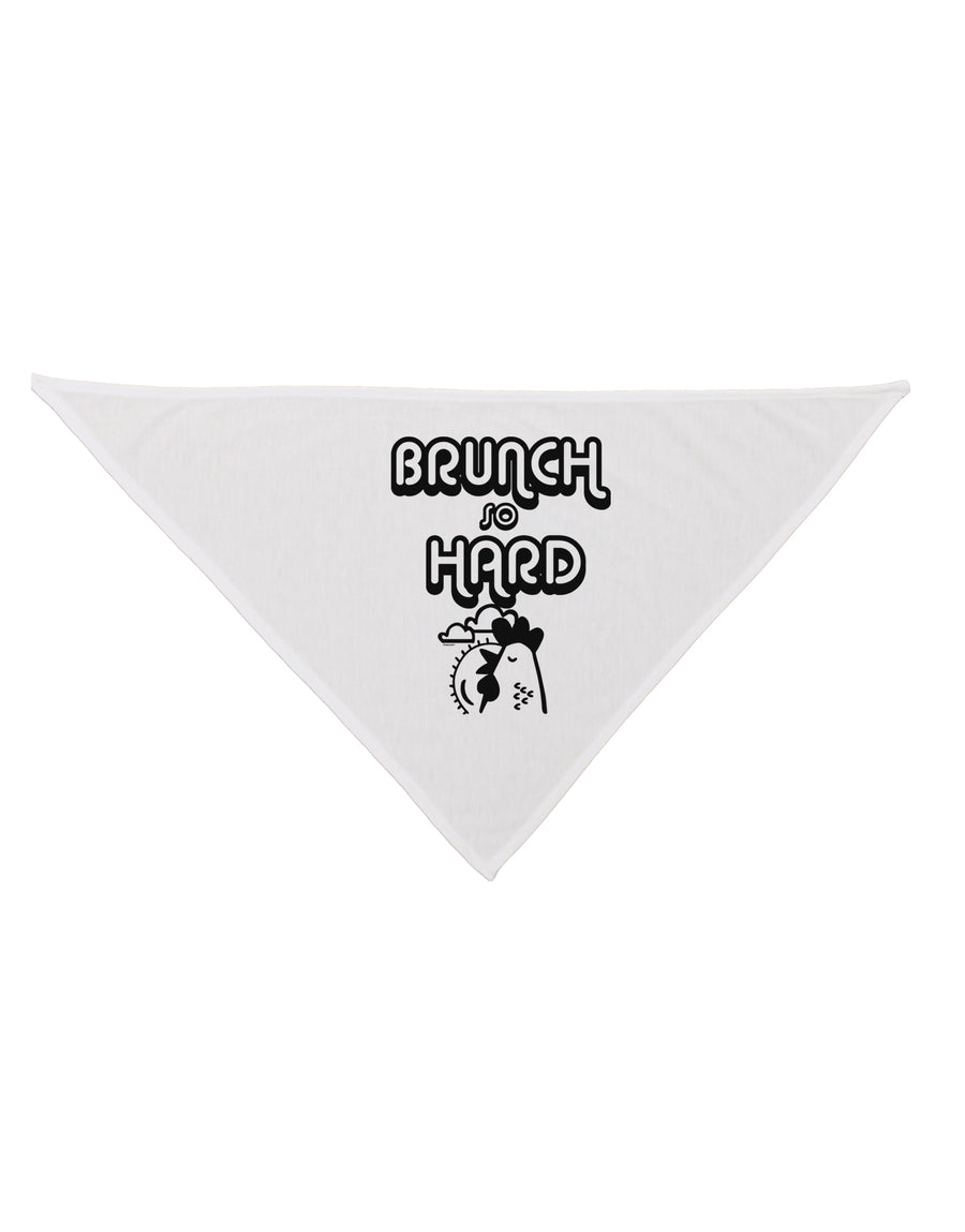 TooLoud Brunch So Hard Hen Dog Bandana 26 Inch-Dog Bandana-TooLoud-White-One-Size-Fits-Most-Davson Sales