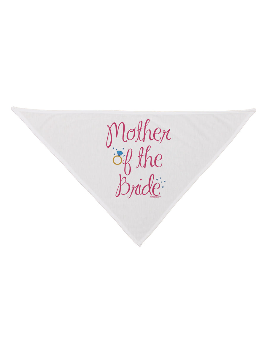 Mother of the Bride - Diamond - Color Dog Bandana 26-Dog Bandana-TooLoud-White-One-Size-Fits-Most-Davson Sales