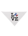 Texas Love Distressed Design Dog Bandana 26 by TooLoud-Dog Bandana-TooLoud-White-One-Size-Fits-Most-Davson Sales