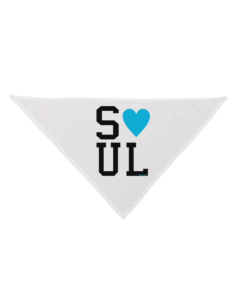 Matching Soulmate Design - Soul - Blue Dog Bandana 26 by TooLoud-Dog Bandana-TooLoud-White-One-Size-Fits-Most-Davson Sales