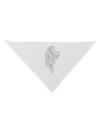 Single Left Angel Wing Design - Couples Dog Bandana 26-Dog Bandana-TooLoud-White-One-Size-Fits-Most-Davson Sales