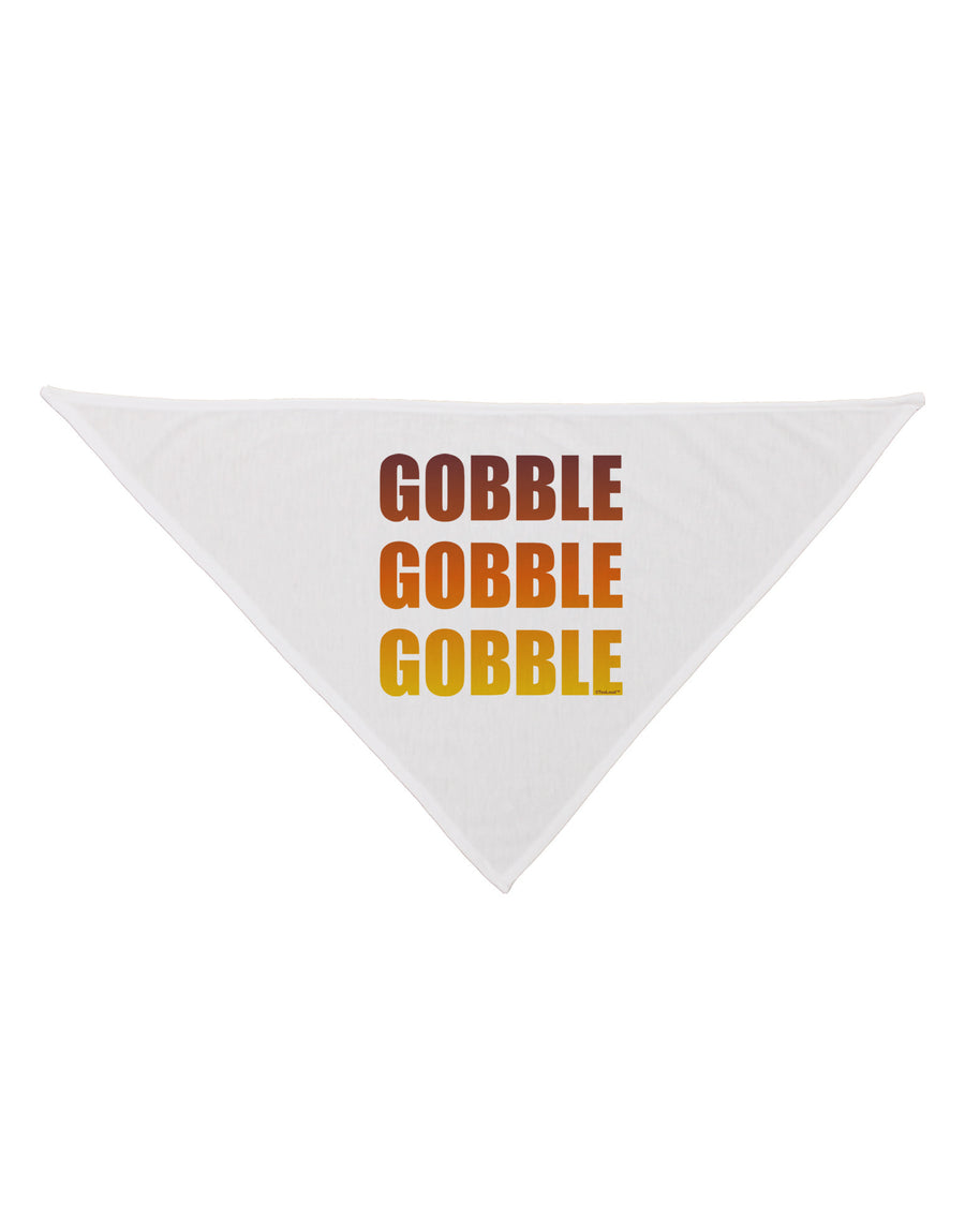 Gobble Gobble Gobble - Thanksgiving Dog Bandana 26-Dog Bandana-TooLoud-White-One-Size-Fits-Most-Davson Sales