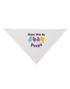 Chillin With My Peeps Dog Bandana 26-Dog Bandana-TooLoud-White-One-Size-Fits-Most-Davson Sales