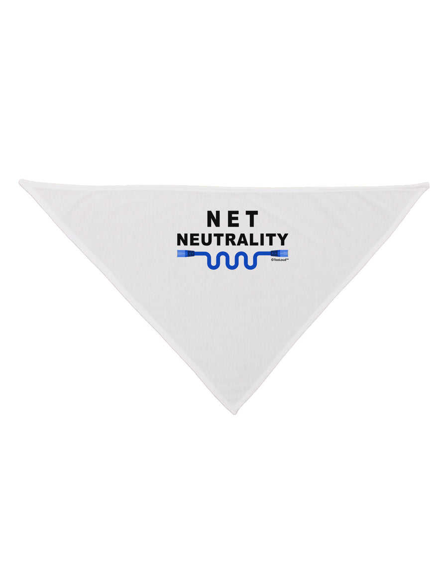 Net Neutrality Dog Bandana 26-Dog Bandana-TooLoud-White-One-Size-Fits-Most-Davson Sales