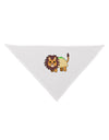 Cute Taco Lion Dog Bandana 26-Dog Bandana-TooLoud-White-One-Size-Fits-Most-Davson Sales