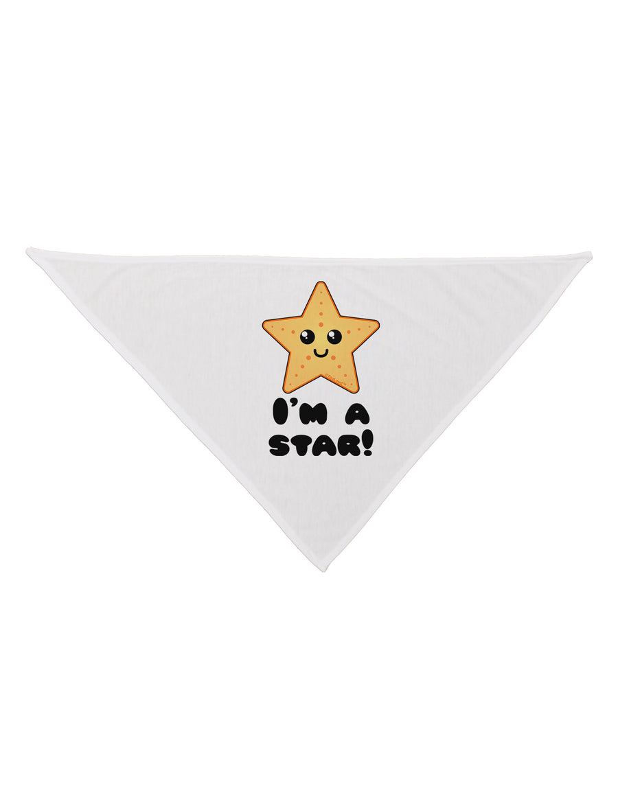 Cute Starfish - I am a Star Dog Bandana 26 by TooLoud-Dog Bandana-TooLoud-White-One-Size-Fits-Most-Davson Sales