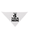 Respect Your Mom - Mother Earth Design Dog Bandana 26-Dog Bandana-TooLoud-White-One-Size-Fits-Most-Davson Sales