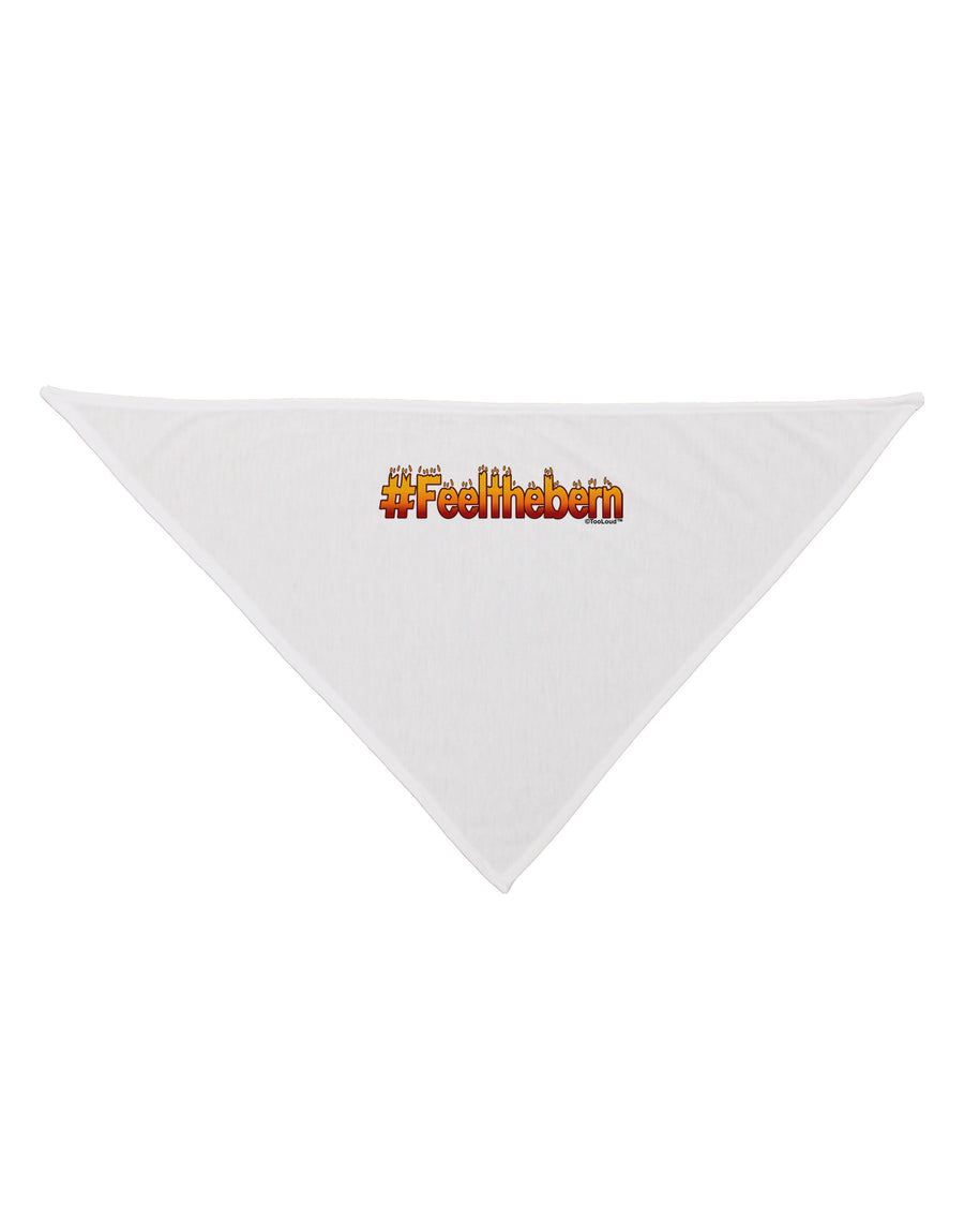 Hashtag Feelthebern Dog Bandana 26"-Dog Bandana-TooLoud-White-One-Size-Fits-Most-Davson Sales