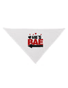 He's BAE - Left Arrow Dog Bandana 26-Dog Bandana-TooLoud-White-One-Size-Fits-Most-Davson Sales