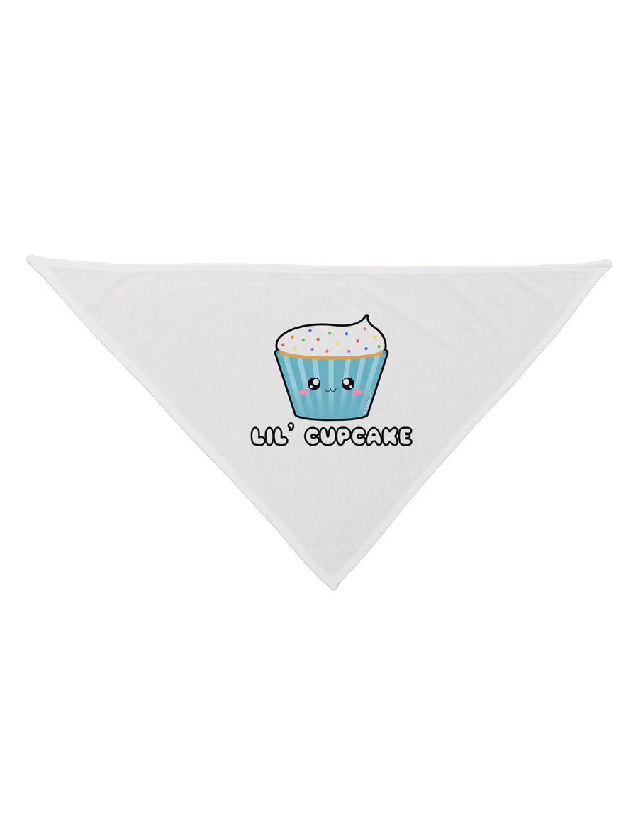 Cute Cupcake with Sprinkles - Lil Cupcake Dog Bandana 26 by TooLoud-Dog Bandana-TooLoud-White-One-Size-Fits-Most-Davson Sales