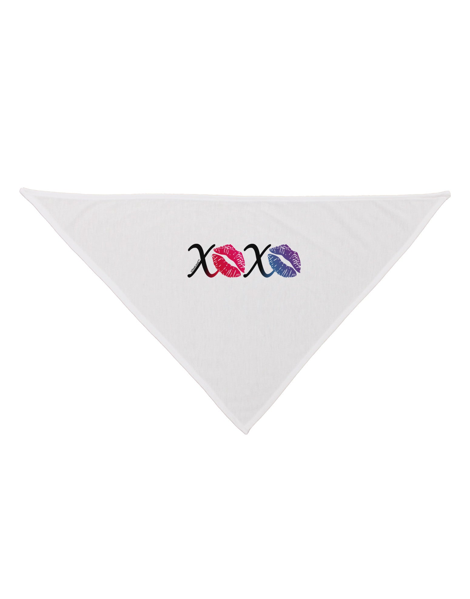 TooLoud XOXO Kisses Dog Bandana 26-Dog Bandana-TooLoud-White-One-Size-Fits-Most-Davson Sales