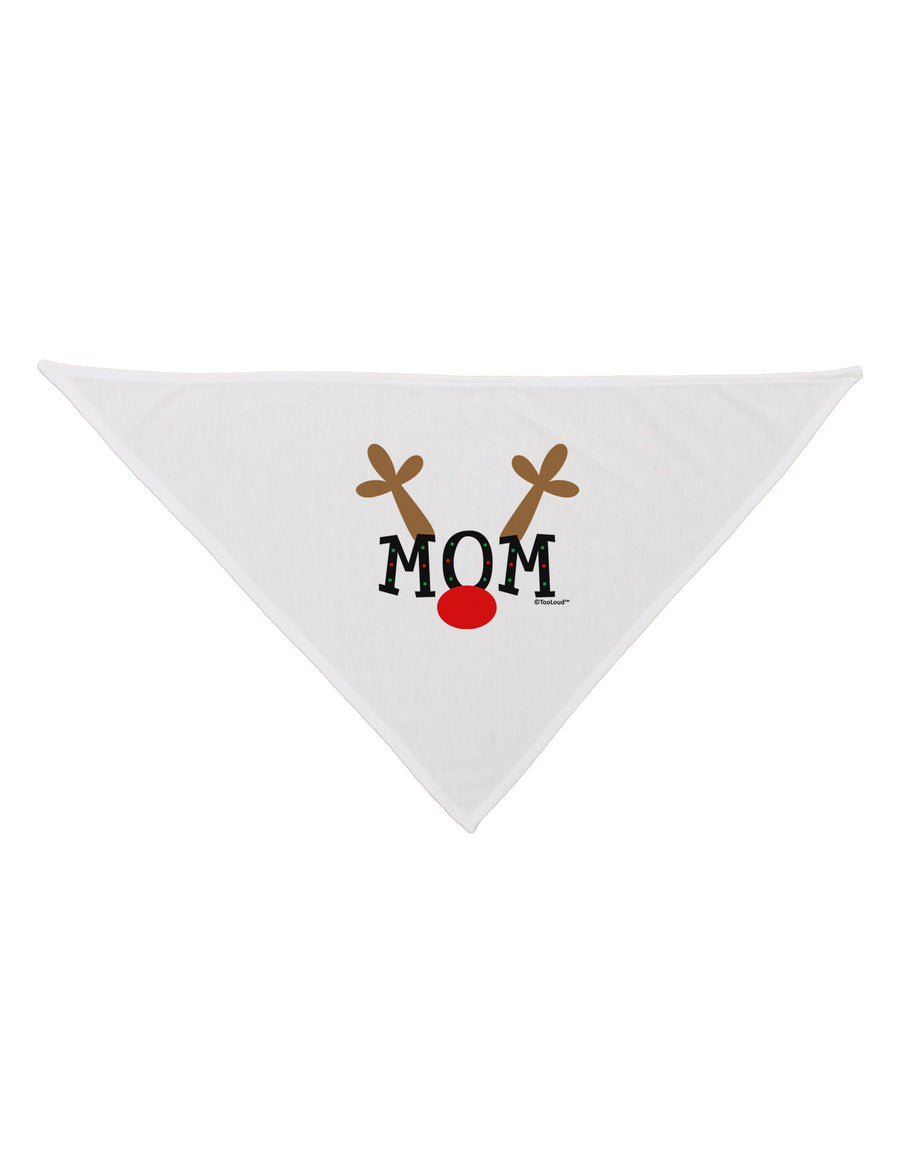 Matching Family Christmas Design - Reindeer - Mom Dog Bandana 26 by TooLoud-Dog Bandana-TooLoud-White-One-Size-Fits-Most-Davson Sales