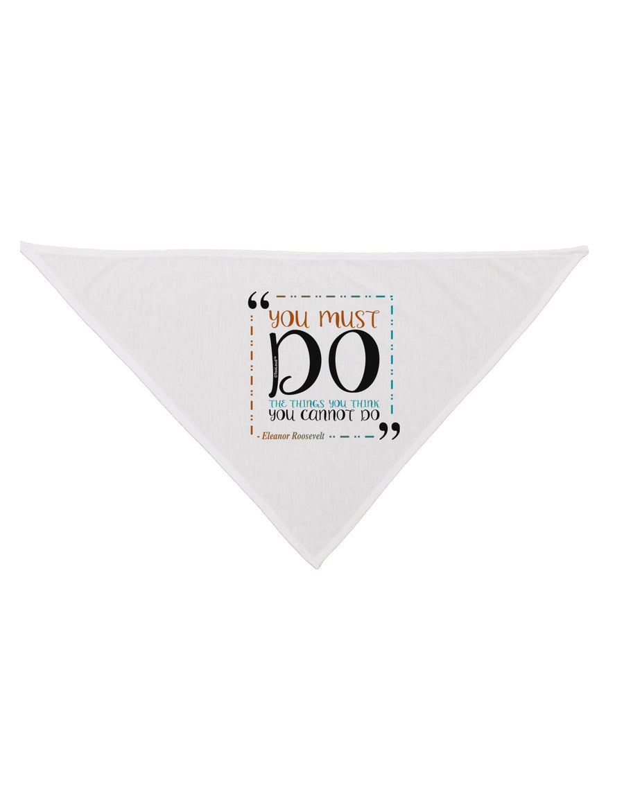 TooLoud You Must Eleanor R Dog Bandana 26-Dog Bandana-TooLoud-White-One-Size-Fits-Most-Davson Sales