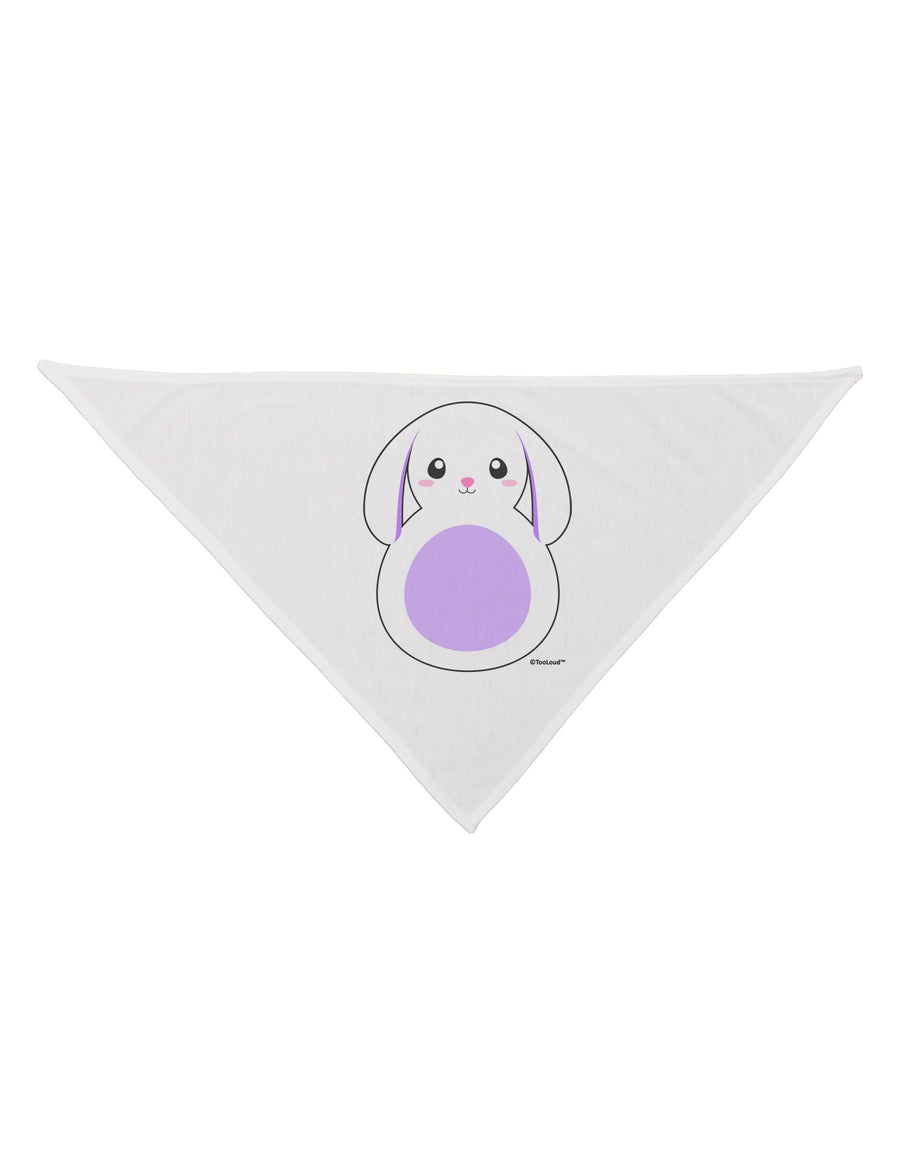 Cute Bunny with Floppy Ears - Purple Dog Bandana 26 by TooLoud-Dog Bandana-TooLoud-White-One-Size-Fits-Most-Davson Sales