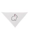 Cute Bunny Rabbit Easter Dog Bandana 26-Dog Bandana-TooLoud-White-One-Size-Fits-Most-Davson Sales