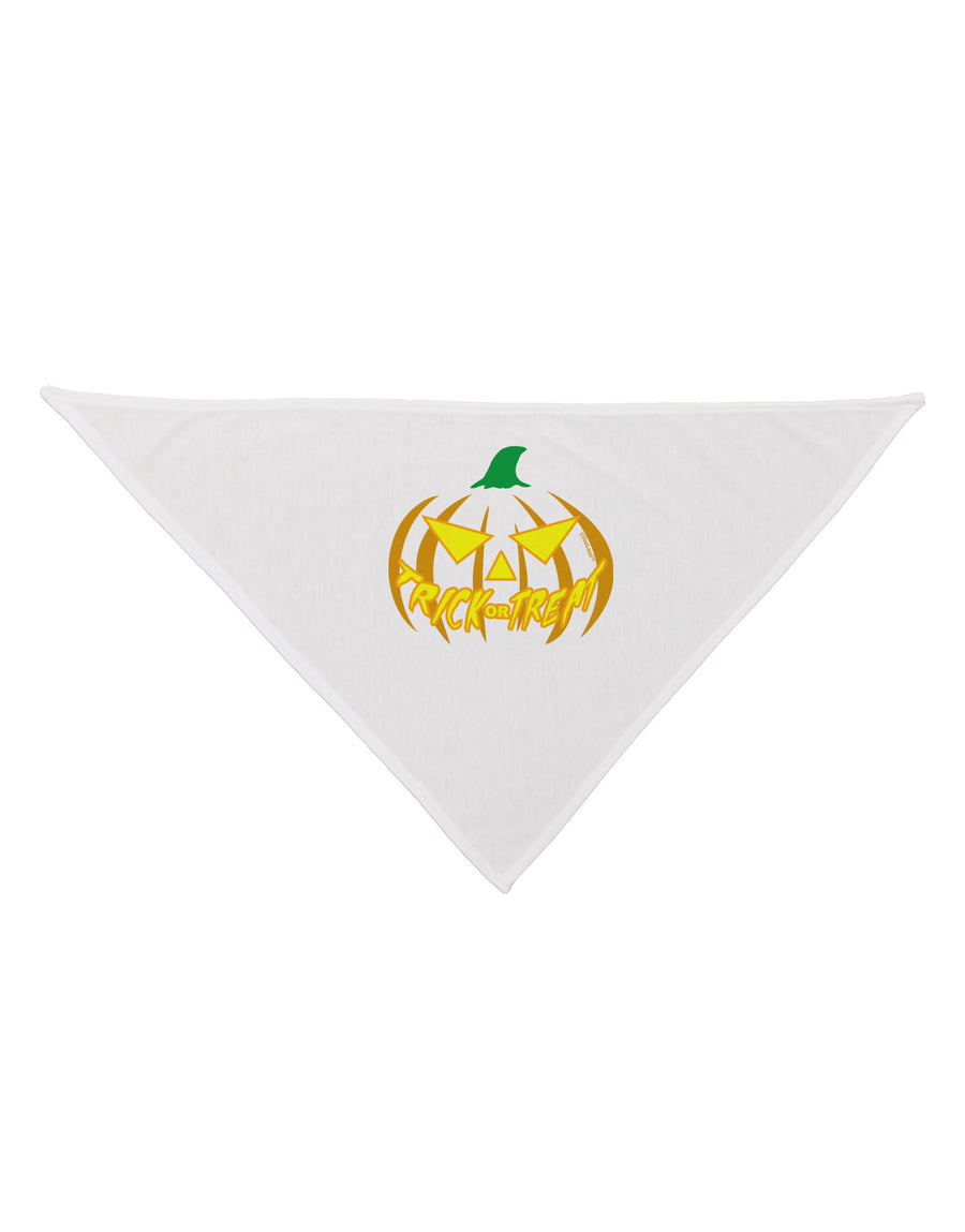 Trick or Treat Jack Yellow Dog Bandana 26-Dog Bandana-TooLoud-White-One-Size-Fits-Most-Davson Sales