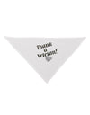 Thank A Veteran Dog Bandana 26-Dog Bandana-TooLoud-White-One-Size-Fits-Most-Davson Sales