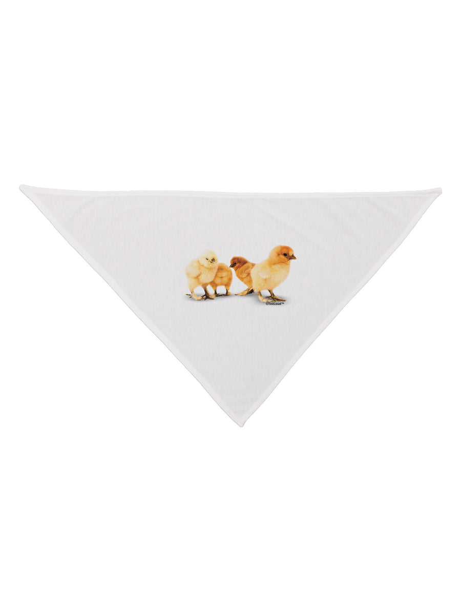 Cute Chicks Dog Bandana 26-Dog Bandana-TooLoud-White-One-Size-Fits-Most-Davson Sales