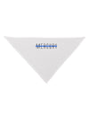 Planet Mercury Text Only Dog Bandana 26-Dog Bandana-TooLoud-White-One-Size-Fits-Most-Davson Sales