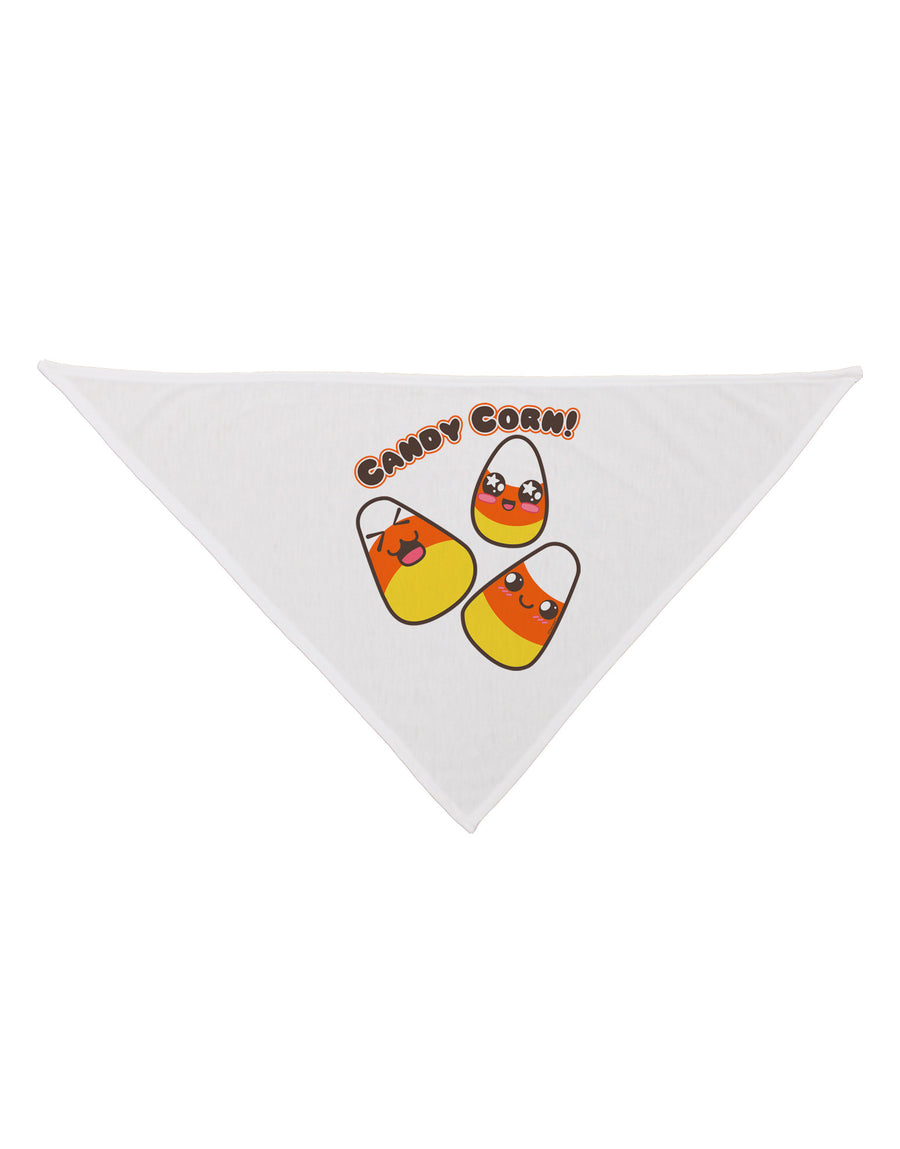 Cute Kawaii Candy Corn Halloween Dog Bandana 26-Dog Bandana-TooLoud-White-One-Size-Fits-Most-Davson Sales