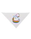 Magical Horn Rainbow Unicorn Dog Bandana 26-Dog Bandana-TooLoud-White-One-Size-Fits-Most-Davson Sales