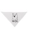 TooLoud Mama Bear Dog Bandana 26 Inch-Dog Bandana-TooLoud-White-One-Size-Fits-Most-Davson Sales