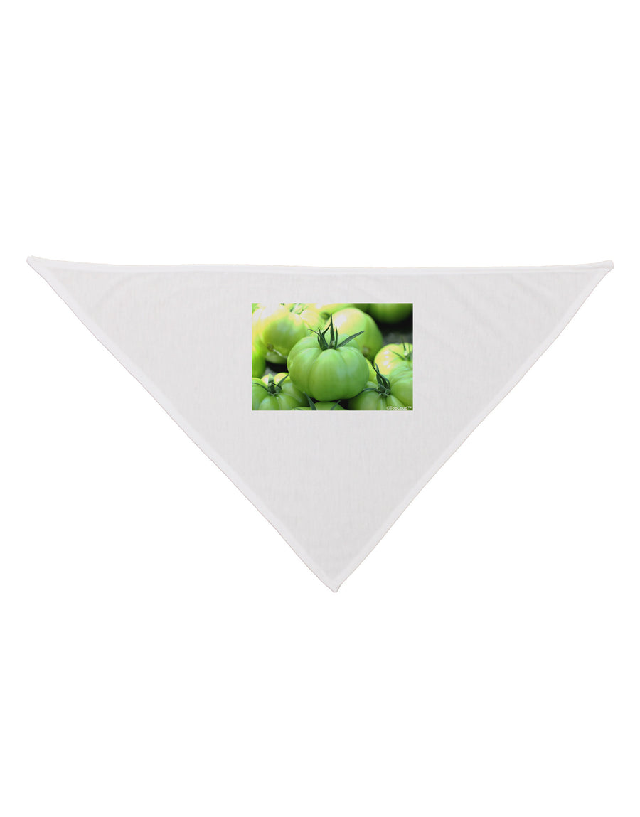 Buy Local - Green Tomatoes Dog Bandana 26-Dog Bandana-TooLoud-White-One-Size-Fits-Most-Davson Sales