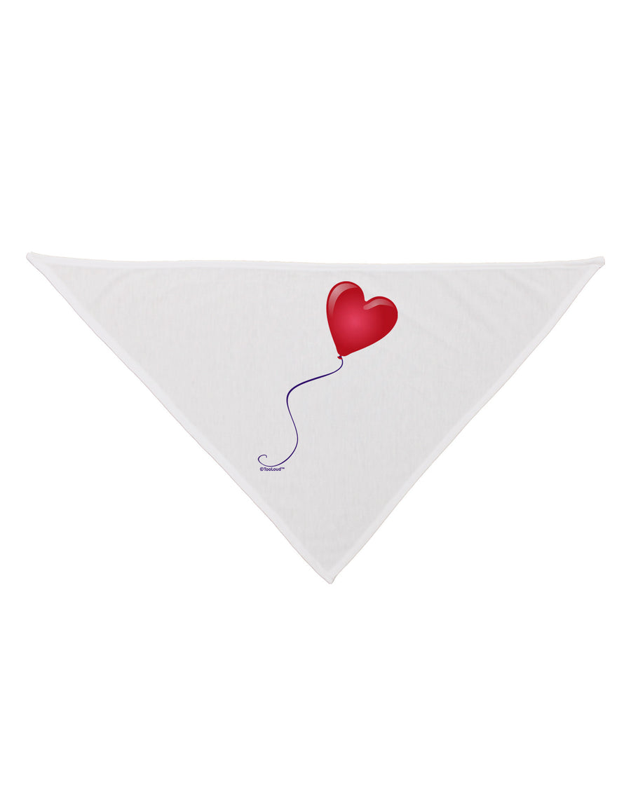 Cute Red Heart Balloon Dog Bandana 26-Dog Bandana-TooLoud-White-One-Size-Fits-Most-Davson Sales