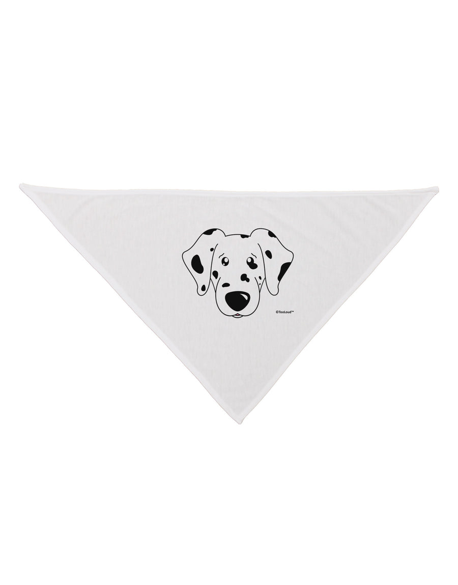 Cute Dalmatian Dog Dog Bandana 26 by TooLoud-Dog Bandana-TooLoud-White-One-Size-Fits-Most-Davson Sales